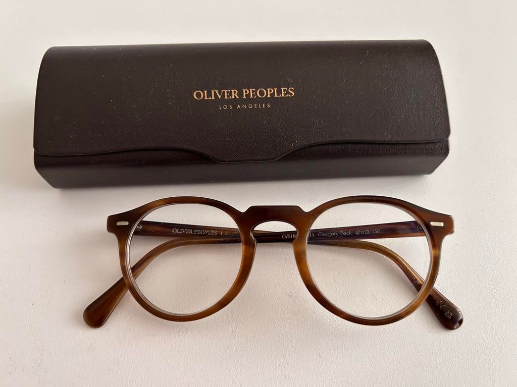 Oliver People Gregory Pack Bril Bruin (Sterkte -1,75), Overige merken, Bruin, Ophalen of Verzenden, Zo goed als nieuw
