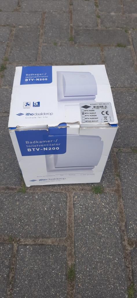 Toilet of badkamer ventilator van Itho nieuw, Ophalen, Nieuw, Ventilator