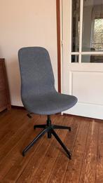 IKEA Langfjall bureaustoel blauw, Huis en Inrichting, Bureaustoelen, Ophalen, Zo goed als nieuw, Blauw, Bureaustoel