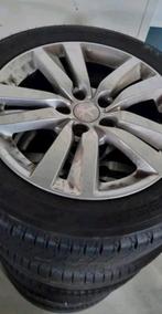 Peugeot aliminium velgen met 5 nieuwe banden. 16 inch, Ophalen, Nieuw, Peugeot