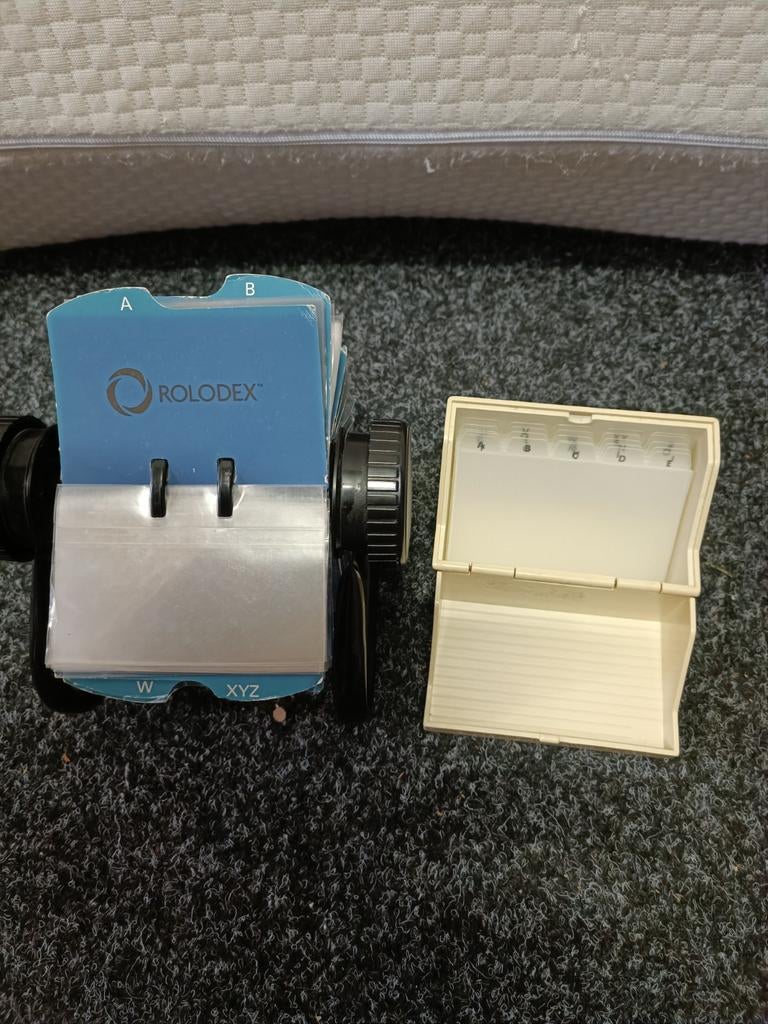 Rolodex visitekaartje houders., Diversen, Bureau-accessoires, Ophalen, Gebruikt