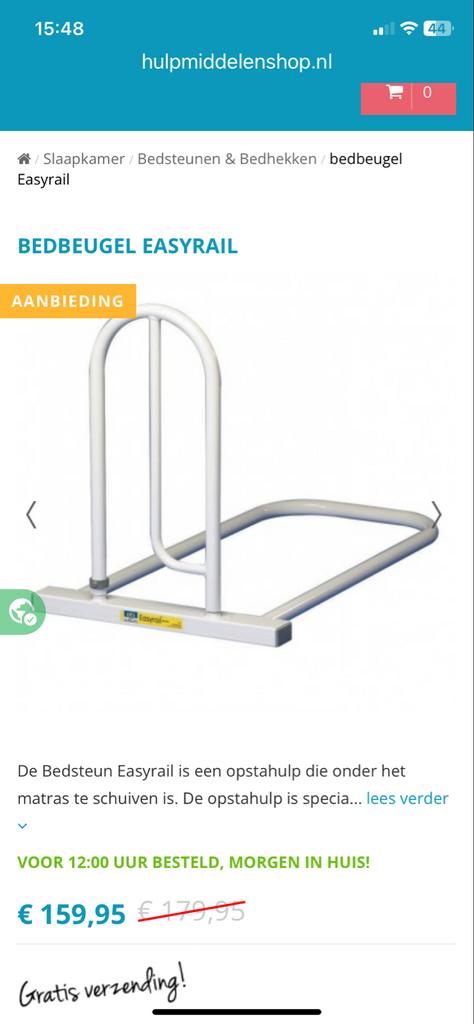 Bedbeugel EASYRAIL, Diversen, Ophalen, Zo goed als nieuw