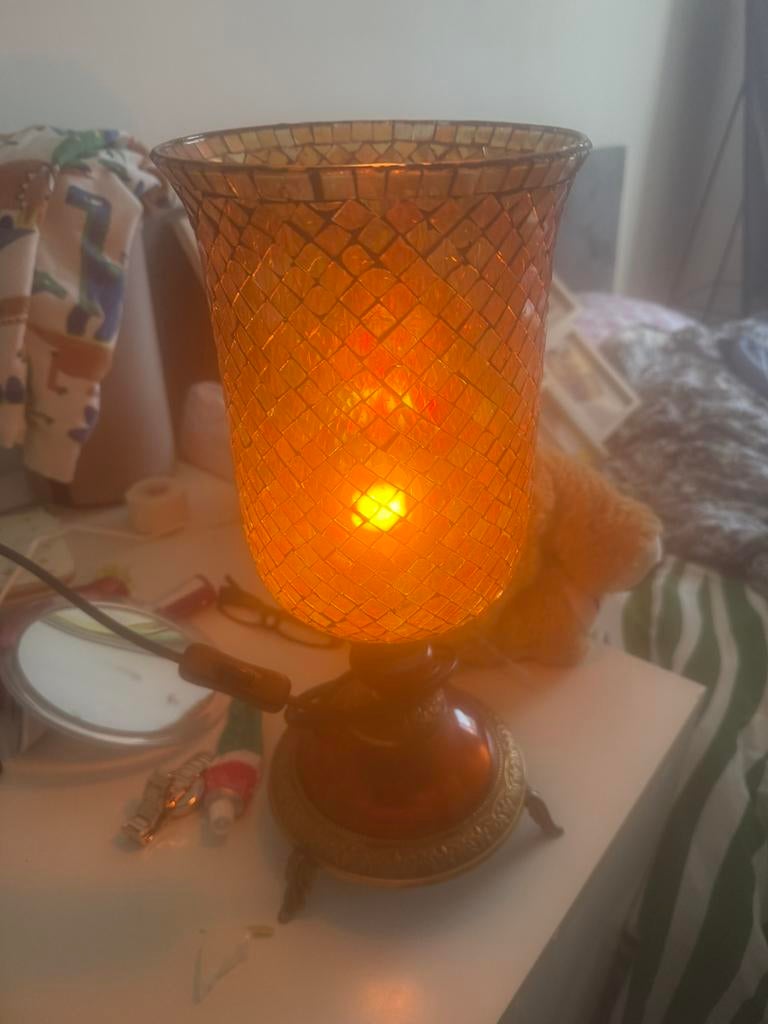 Super mooi lamp, Ophalen of Verzenden, Zo goed als nieuw, 75 cm of meer
