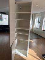 Witte kast met planken, Huis en Inrichting, Kasten | Kledingkasten, Ophalen, Overige materialen, Minder dan 50 cm, Gebruikt