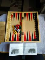 Backgammon Ludo spel in houten doos, Een of twee spelers, Ophalen of Verzenden, Nieuw