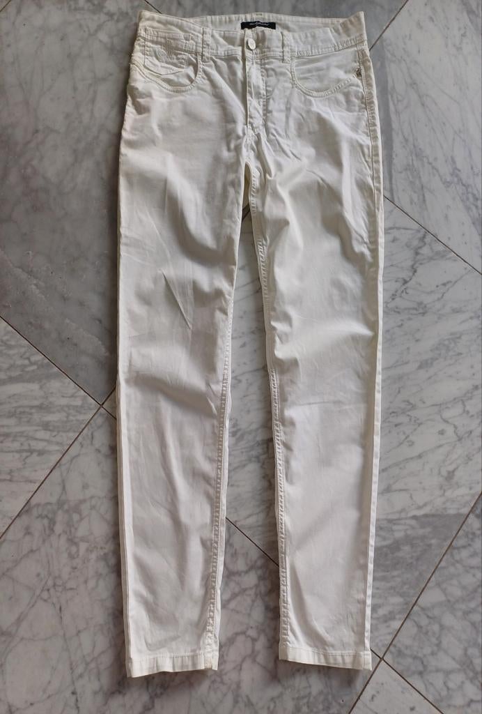 Nickjean witte jeans maat 42 nieuwstaat, Kleding | Dames, Broeken en Pantalons, Wit, Maat 42/44 (L), Ophalen of Verzenden, Zo goed als nieuw