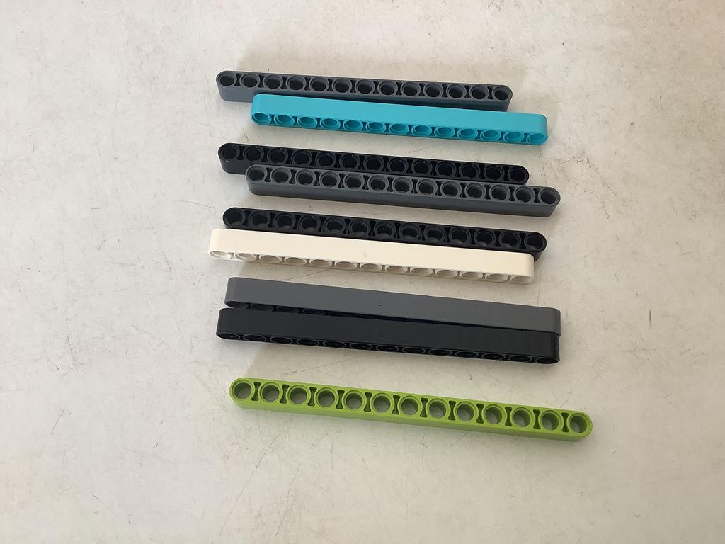 Lego technic hefarm 1x13 dik, Ophalen of Verzenden, Gebruikt, Losse stenen, Lego