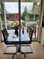 tafel met 2 stoelen, Ophalen, Kunststof, Gebruikt, 100 tot 150 cm