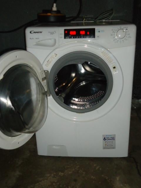 zo goed als nieuw Candy wasmachine met vol opties in, Ophalen, Zo goed als nieuw, Voorlader, 85 tot 90 cm