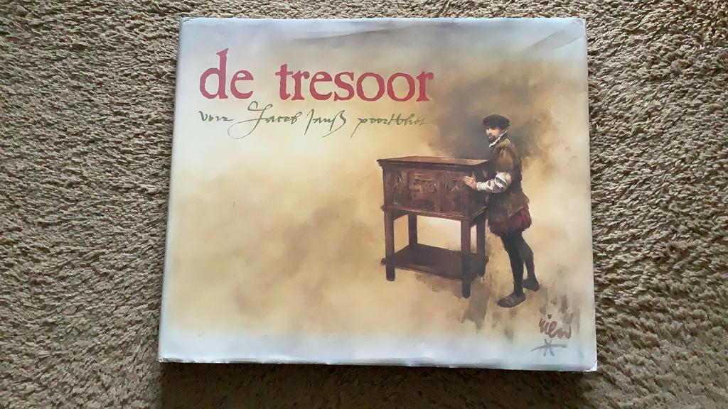 De tresoor voor Jacob Jansz. Poortvliet, Rien Poortvliet., Ophalen of Verzenden, Zo goed als nieuw, Prentenboek
