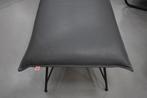 Luxe bank eetkamerbank Vidar Jess design metaal leer grijs, Ophalen, Zo goed als nieuw, Leer, Eén