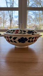 Oud Boerenbont Societe Ceramique Maastricht Soepterrine, Ophalen of Verzenden