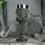 Goblet van Nemesis Now Aged Pentagram 19,5cm Groen Zwart, Ophalen of Verzenden, Nieuw, Fantasy