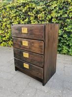Vintage lade/nachtkastje 70's, Huis en Inrichting, Kasten | Ladekasten, Minder dan 50 cm, Gebruikt, Ophalen of Verzenden, 3 of 4 laden