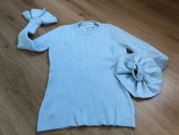 Derek lam 10 crosby denim lichtblauwe trui m met wol wollen beschikbaar voor biedingen