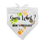 Honden bandana Guess What? Mom's Pregnant, Dieren en Toebehoren, Honden-accessoires, Nieuw, Verzenden