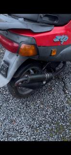 Zip scooter met custom uitlaat, Ophalen