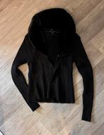 Zwart van Question? Met (nep) bontkraag, Ophalen of Verzenden, Zo goed als nieuw, Zwart