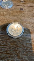 Zilveren krugerrand 2021 one ounce fine silver, Ophalen of Verzenden, Zilver