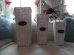 SET VAN 3 RIETEN BLOEM / PLANTEN MANDEN, Tuin en Terras, Overige materialen, Vierkant, Nieuw, Tuin
