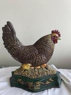 Brocante Gietijzeren Kip jaren 80, Antiek en Kunst, Verzenden