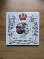 Sphinx tegel 1980 – Inhuldiging Koningin Beatrix – wandtegel, Antiek en Kunst, Antiek | Wandborden en Tegels, Ophalen of Verzenden