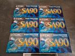 6x TDK SA90 + 2x Maxell XLII 90 + 1x Sony UCX-S 90 in seal, 2 t/m 25 bandjes, Overige genres, Ophalen of Verzenden, Zo goed als nieuw