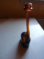 Glas - Bruin vaasje, glasobject, Ophalen of Verzenden, Zo goed als nieuw