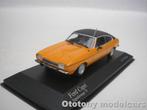 Ford Capri II 1974 - 1977 Oranje 1/43 Minichamps, Hobby en Vrije tijd, Modelauto's | 1:43, Ophalen of Verzenden, Nieuw, Auto, MiniChamps