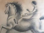 Paard tekening Vassallo Blasco, Antiek en Kunst, Ophalen