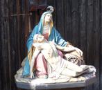 antiek Heilige beeld v. Maria met Jesus, genaamd, Piëta., Ophalen