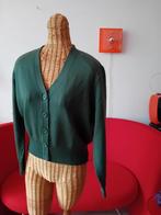 Pierre Cardin vintage vest 60 % wol 40 acryl als nieuw mt M, Groen, Pierre Cardin, Zo goed als nieuw, Verzenden