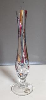 M.F.Cristal de Paris.  Mozaïek kristallen vaasje, Ophalen of Verzenden