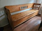 Antieke klepbank - opbergbank - halbank - bank voor tafel, Ophalen, Gebruikt, Minder dan 75 cm, 200 tot 250 cm