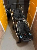 Ding amigo tweeling kinderwagen, Kinderen en Baby's, Kinderwagens en Combinaties, Zo goed als nieuw, Verstelbare duwstang, Ophalen