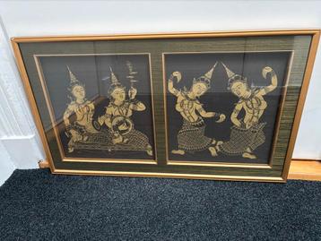 Oosters Tafereel met Gouden Details beschikbaar voor biedingen