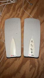 2 pc speakers (Labtec), Ophalen of Verzenden, Gebruikt, Labtec