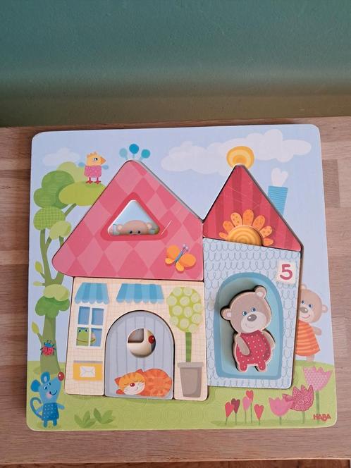 De Groene Merel houten stapelpuzzel berenpuzzel haba, Kinderen en Baby's, Speelgoed | Houten speelgoed, Gebruikt, Overige typen