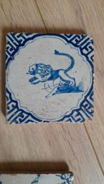 Wan Li tegel leeuw antieke tegel, Antiek en Kunst, Antiek | Wandborden en Tegels, Ophalen of Verzenden