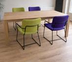 Bert plantagie kiko Eetkamerstoelen 4x, Ophalen, Leer, Zo goed als nieuw, Vier