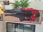 Rood met zwart crosspak inclusief helm en handschoenen, Motoren, Kleding | Motorkleding, Motorcrosskleding, Heren, Ophalen of Verzenden