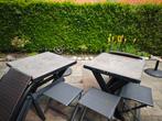 Gratis twee terrastafels, Tuin en Terras, Tuinsets en Loungesets, Ophalen, Gebruikt