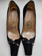 Zwart lakleer en suède pumps, Sandro Vicari, maat 38, Pumps, Zwart, Ophalen of Verzenden, Zo goed als nieuw