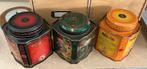 3 oude theeblikjes douwe egberts pickwick thee, Verzamelen, Blikken, Ophalen of Verzenden, Gebruikt, Thee, Douwe Egberts