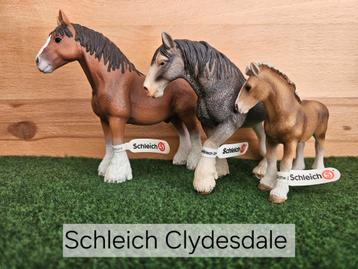 Schleich Clydesdale met of zonder vaantje 
 beschikbaar voor biedingen