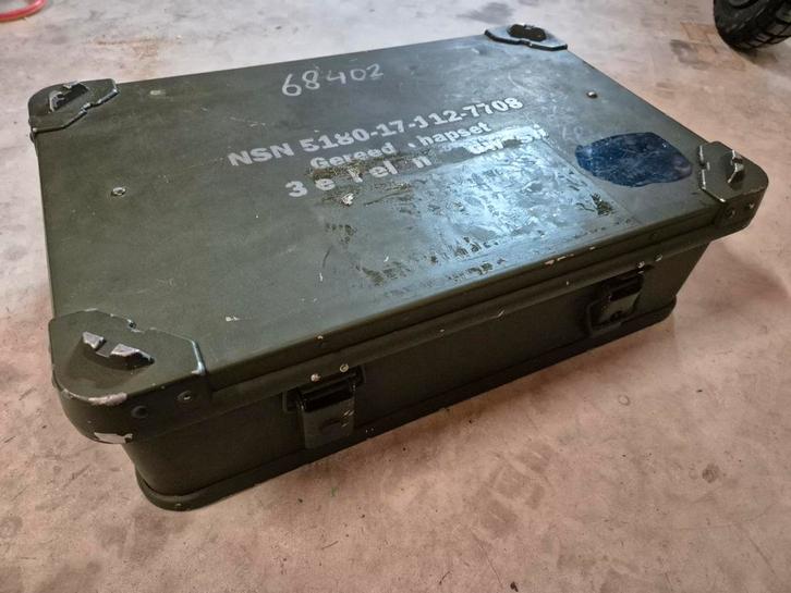 Aluminium Legerkist met Foam - 58x37x18cm, Verzamelen, Militaria | Algemeen, Ophalen of Verzenden