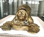 Inktpot Brons Museumstuk Antiek✨😎💎😍👀🎁😍🤗👌, Ophalen of Verzenden, Brons