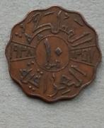 Irak, 10 fils 1938 brons, Ophalen of Verzenden, Midden-Oosten, Losse munt