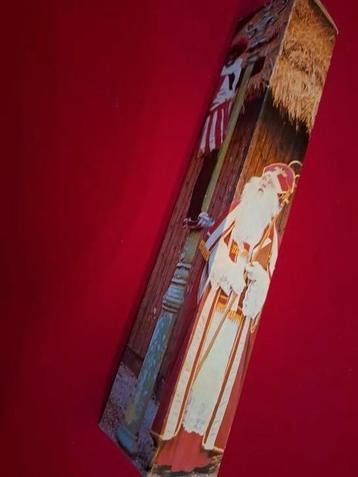 Oude Sinterklaas Sint Nicolaas verpakking banketstaaf 1965. beschikbaar voor biedingen