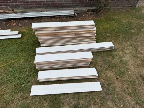 Rabat schroten grenen gegrond, Doe-het-zelf en Verbouw, Hout en Planken, Nieuw, Plank, Grenen, Minder dan 200 cm, Minder dan 25 mm